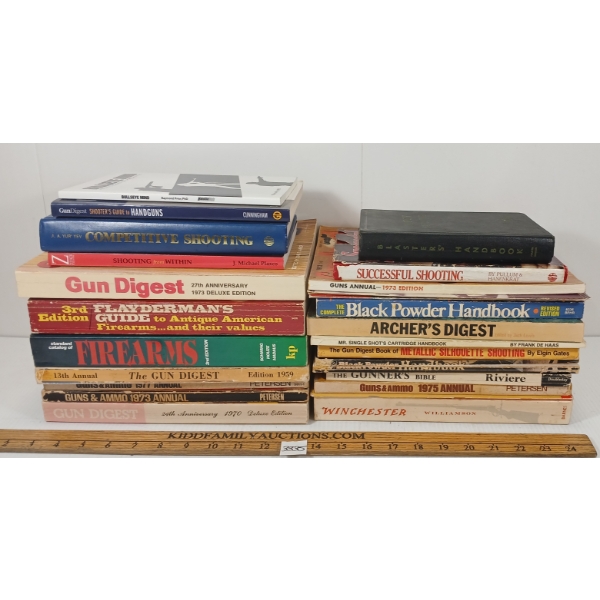 JOB LOT - FIREARM MAGAZINES, BOOKS & GUIDES