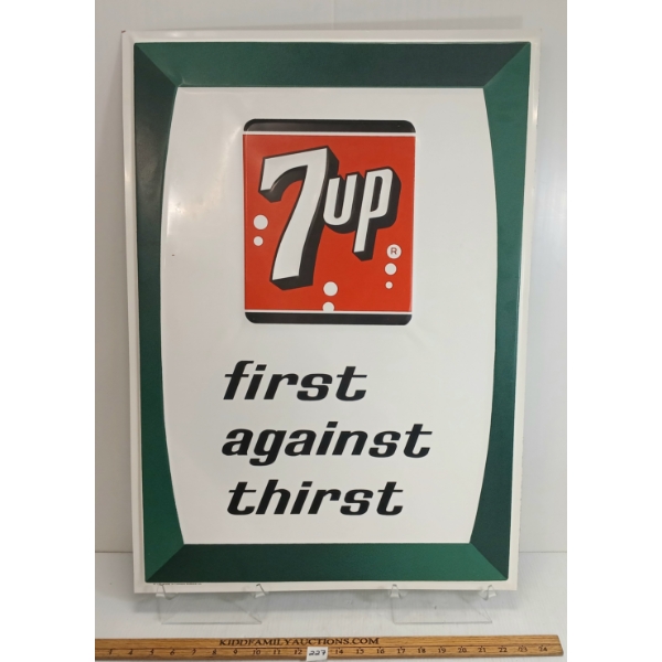 7UP FIRST AGAINST THIRST SST SIGN