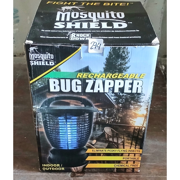 MOSQUITO SHIELD RECHARGEABLE BUG ZAPPER