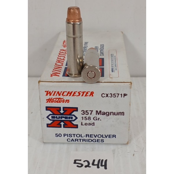 AMMO: 50X W-W SUPER X .357 MAG - 158GR 