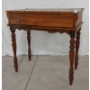 Image 3 : VICTORIAN FLIP TOP WRITING DESK & CHAIR - WALNUT