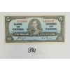 Image 1 : 1937 CDN $5 BANKNOTE