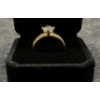 Image 2 : 14K GOLD PLATED SIMULATED DIAMOND CHANEL RING - NEW