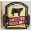 Image 1 : CERTIFIED ANGUS BEEF BRAND PLASTIC SIGN 