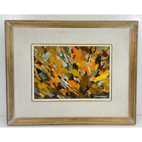 "AUTUMN COLOUR" BY TOM ROBERTS (PRS CDN ARTIST) - FRAMED OIL ON CANVAS