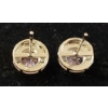 Image 5 : PAIR OF STERLING & PINK CZ HALO STUD EARRINGS