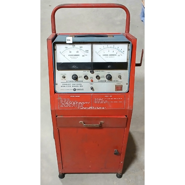CHRYSLER EXHAUST EMISSION ANALYZER