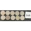 Image 2 : LOT OF 10 - 1959-1968 CDN 10 CENT COINS