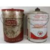 Image 3 : LOT OF 2 - TEXACO 5 GAL FUEL CANS W/ SPOUTS