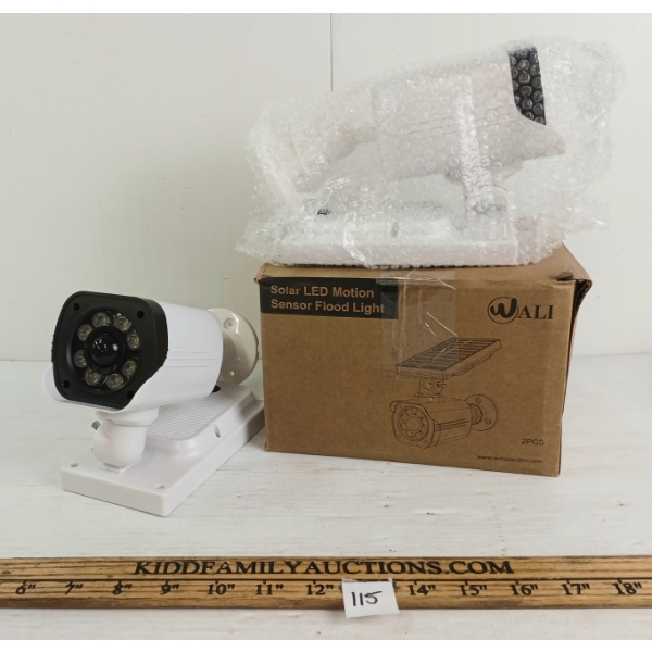 LOT OF 2 - WALI SOLAR LED MOTION SENSOR FLOOD LIGHTS