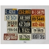 Image 1 : LOT OF 15 - 1953/54 USA BIKE LICENCE PLATES - INCL MONTANA, KANSAS, NORTH CAROLINA, ETC