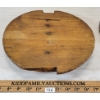 Image 6 : PRIMITIVE WOOD BANDED BARREL W/ PADDLE