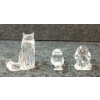 Image 7 : LOT OF 3 - SWAROVSKI BIRD, CAT & DOG CRYSTAL FIGURINES