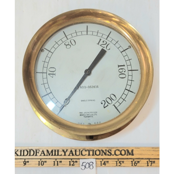 JAS MORRISON BRASS GAUGE