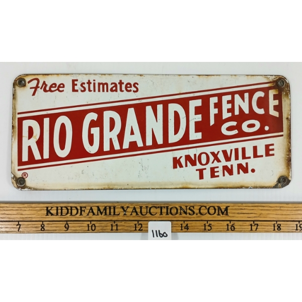 RIO GRANDE FENCE CO. SSP SIGN