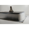 Image 4 : ENAMEL SINK W/ COPPER DRAIN ASSEMBLY