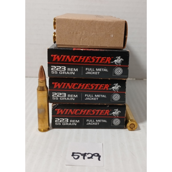 AMMO: 60X WINCHESTER SXZ .223 REM - 55GR - FMJ 