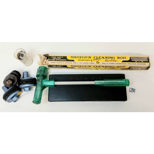 JOB LOT - POWERFIST CALIPERS, TRIGGER LOCKS, SHOTGUN CLEANING ROD, LEE RAM PRIME, ETC