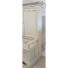 Image 6 : ARMOIRE W/ CHEST - FRENCH PROVINCAL STYLE - PAINTED PINE
