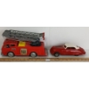 Image 4 : LOT OF 2 - FRICTION & BATTERY OP FIRETRUCKS