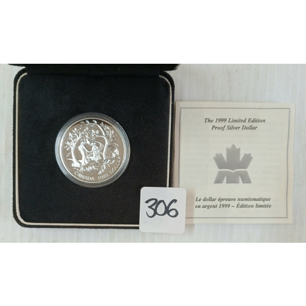 1999 RCM PROOF SILVER DOLLAR - INTERNATIONAL YEAR OF OLDER PERSONS