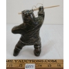 Image 5 : BEAR W/ SPEAR FIGURE BY ITTUKALLAK - STONE & BONE 