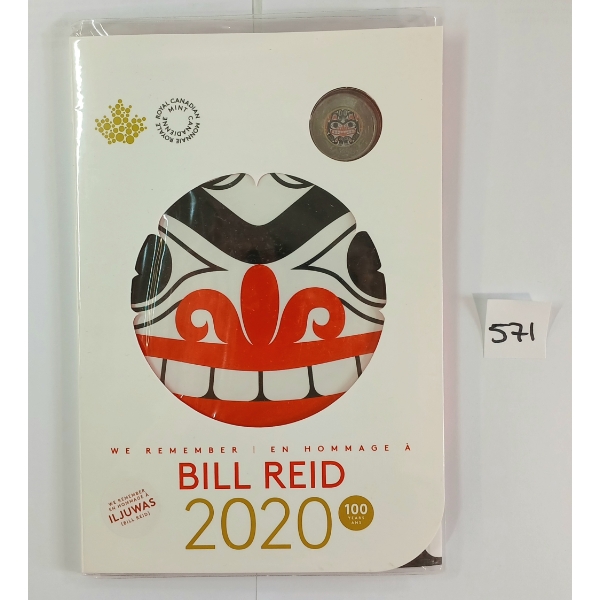 2020 RCM WE REMEMBER BILL REID MINT PROOF