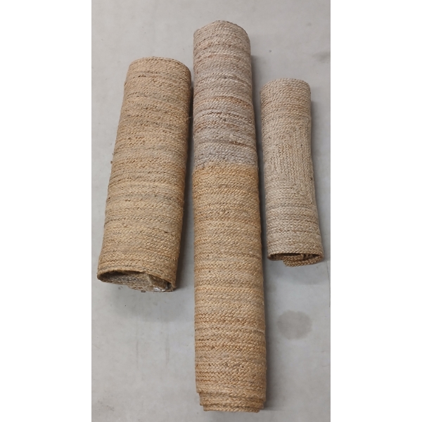 LOT OF 3 - BOUCLAIR OUTDOOR WOVEN RUGS