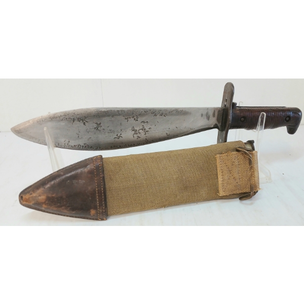 WWI U.S. MODEL 1909 BOLA KNIFE W/ SCABBARD