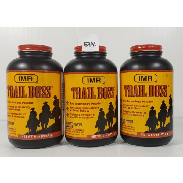 POWDER: IMR TRIAL BOSS SMOKELESS POWDER - 1.5LBS