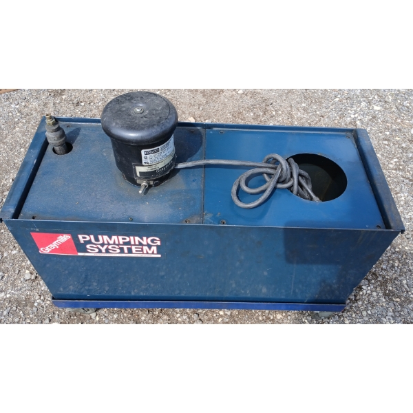 GRAYMILLS PUMPING SYSTEM W/CART