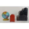 Image 5 : LOT OF 3 - MARX & J. CHEIN & CO. TIN COIN BANKS - INCL GLOBE, MAILBOX & REGISTER