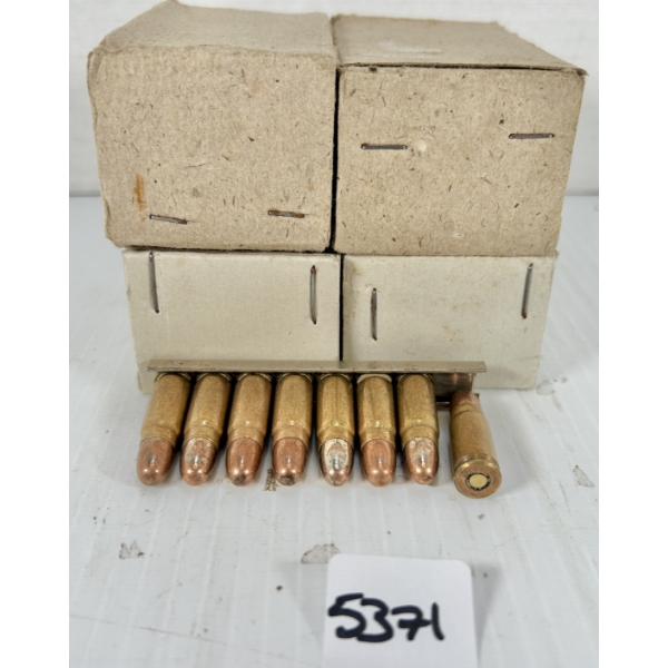 AMMO: 160X 7.62X25 MM TOKAREV - MILITARY FMJ