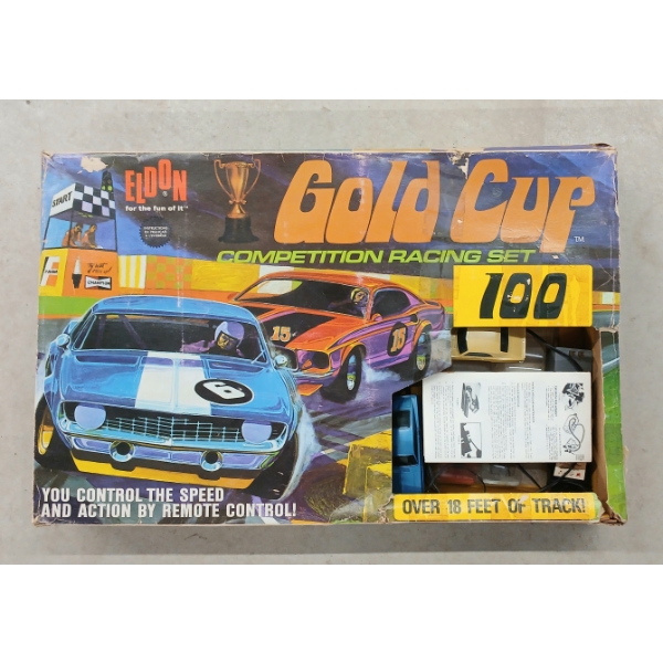 ELDON GOLD CUP 100 - BATTER-OP COMPETITION RACING SET