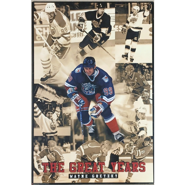 WAYNE GRETZKY COLLAGE SIGN