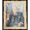 Image 1 : "PORTRAIT OF OSCAR FAERMAN" BY JOSEPH OPPENHEIMER - FRAMED OIL ON CANVAS