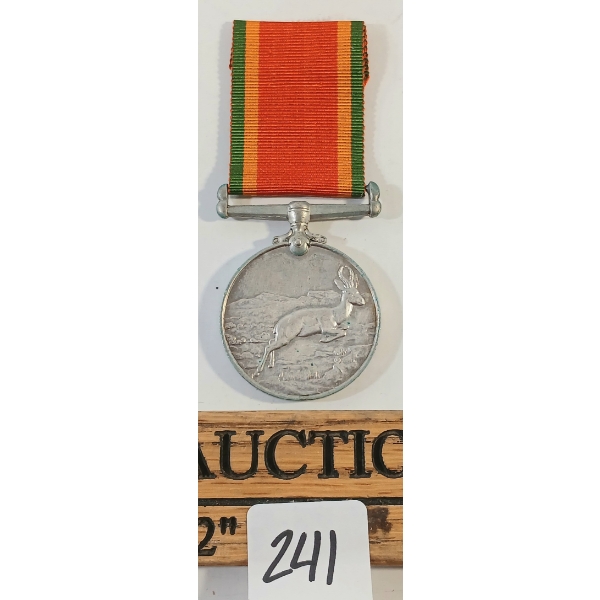 WWII SOUTH AFRICA SERVICE MEDAL - C287460 E. DU PREEZ