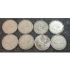 Image 1 : LOT OF 8 - 1955-1964 CDN 25 CENT COINS