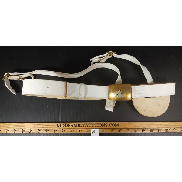 CAMERON HIGHLANDERS SWORD BELT W/ HANGERS