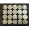 Image 2 : LOT OF 20 - 1940-1966 CDN 25 CENT COINS