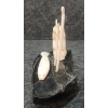 Image 3 : SEAL HUNTER BY ISA AQIATTUSUK SMILER (1921 - 1986) - ANTLER & STONE