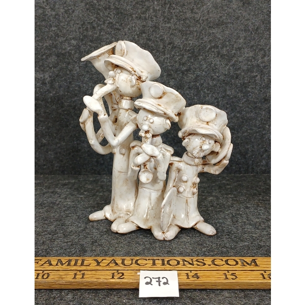 DINO BENCINI MUSICAL TRIO CLAY FIGURINE
