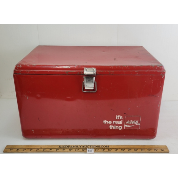 "IT'S THE REAL THING" COCA-COLA PICNIC COOLER