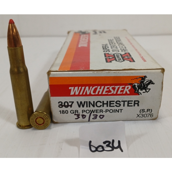 AMMO: 20X MIXED .30-30 - 135GR - RELOADS