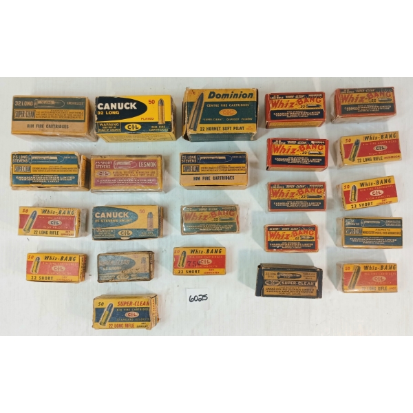 LOT OF 23 - CIL COLLECTIBLE BOXES - INCL CANUCK, WHIZ-BANG, ETC