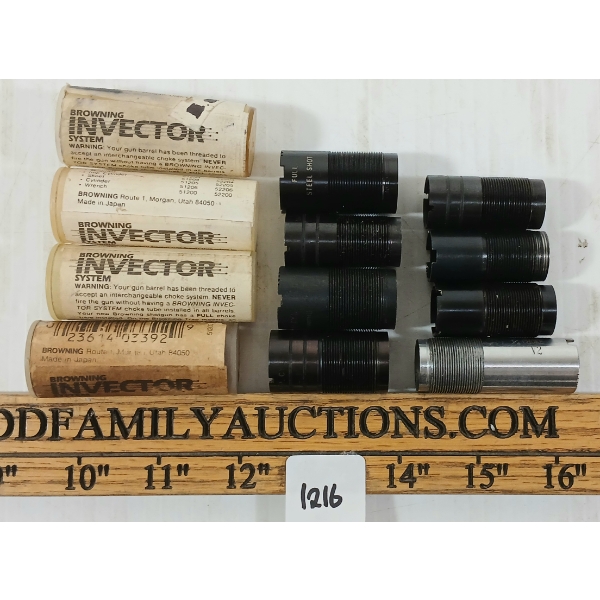 LOT OF 8 - MISC CHOKE TUBES - INCL IMP CYL, ETC
