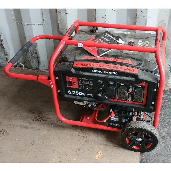 BENCHMARK GENERATOR 6250W - GAS