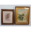 Image 1 : LOT OF 2 - "HEREFORD CATHEDRAL" & "OLD HOUSES" BY F. ROBSON - FRAMED PRINTS