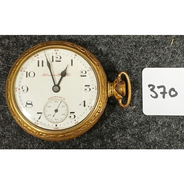 HAMPDEN 17 JEWELS POCKET WATCH - MODEL 4 - GRADE GEN'I STARK 