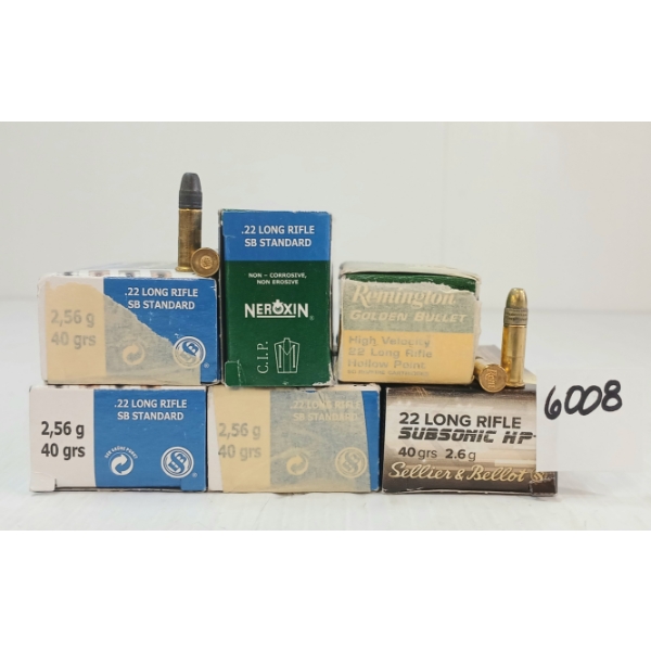 AMMO: 300X MIXED .22 LR - 40GR - HP